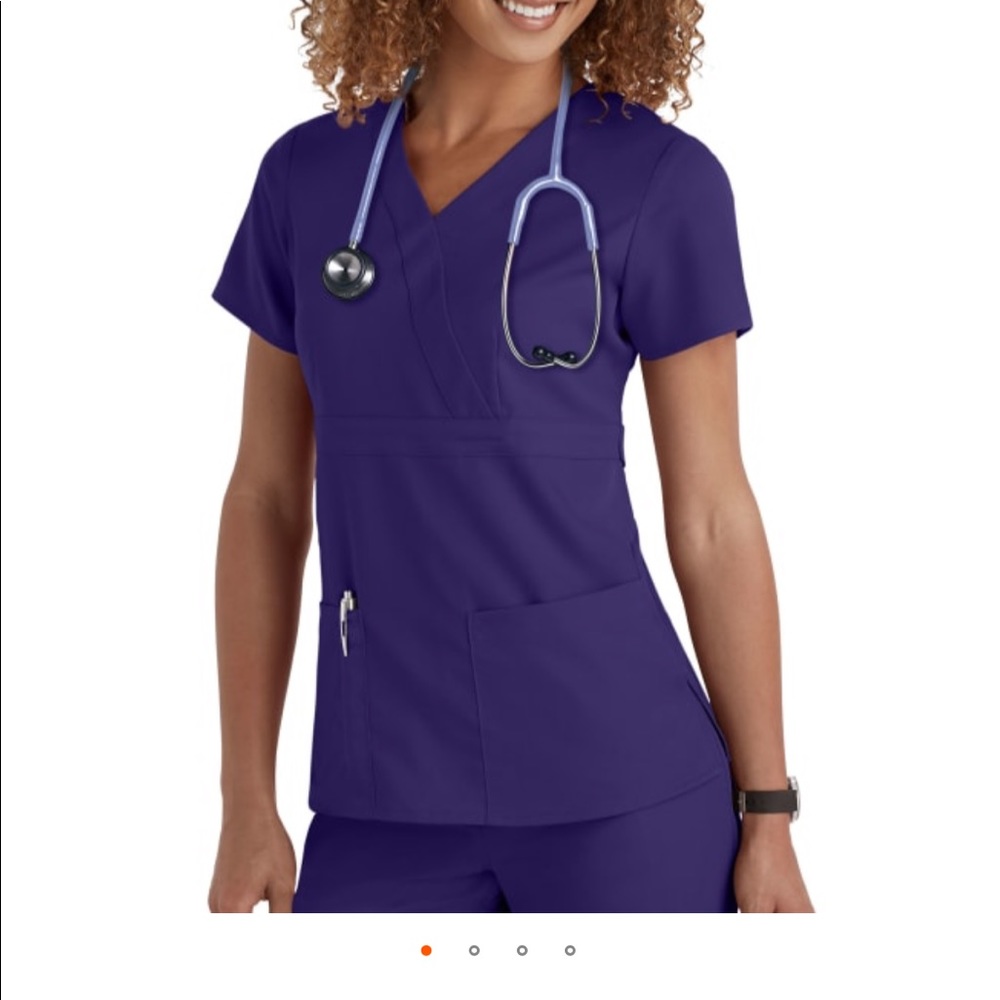 Grey’s Anatomy Mock Wrap Scrub Top